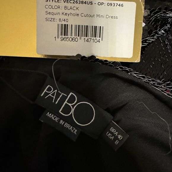 PatBO Cut Out Sequin Mini Dress - Picture 4 of 13